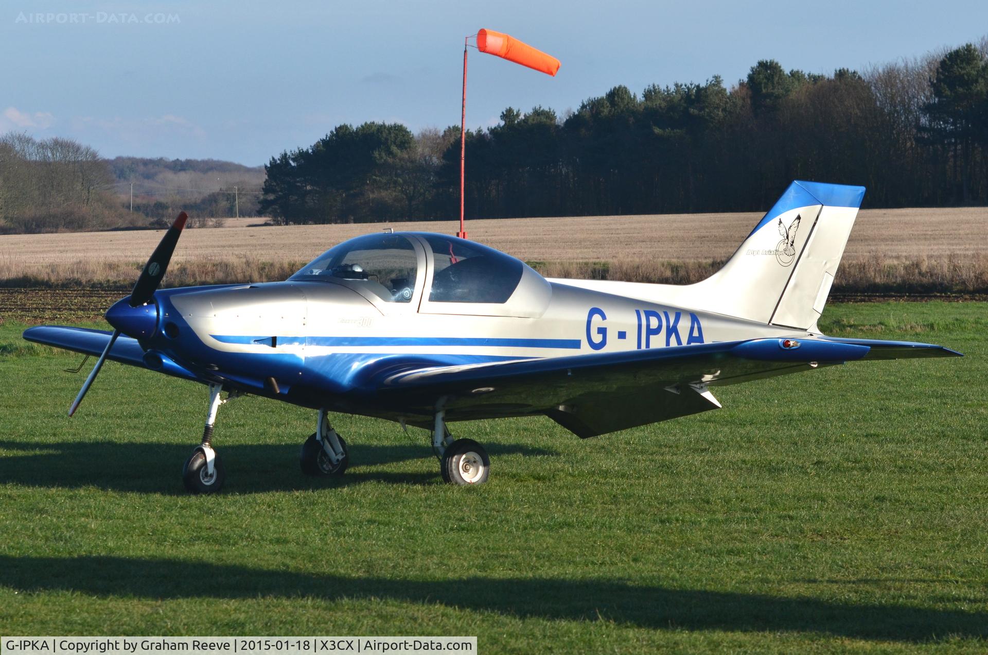 G-IPKA, 2005 Alpi Aviation Pioneer 300 C/N PFA 330-14355, Parked at Northrepps.