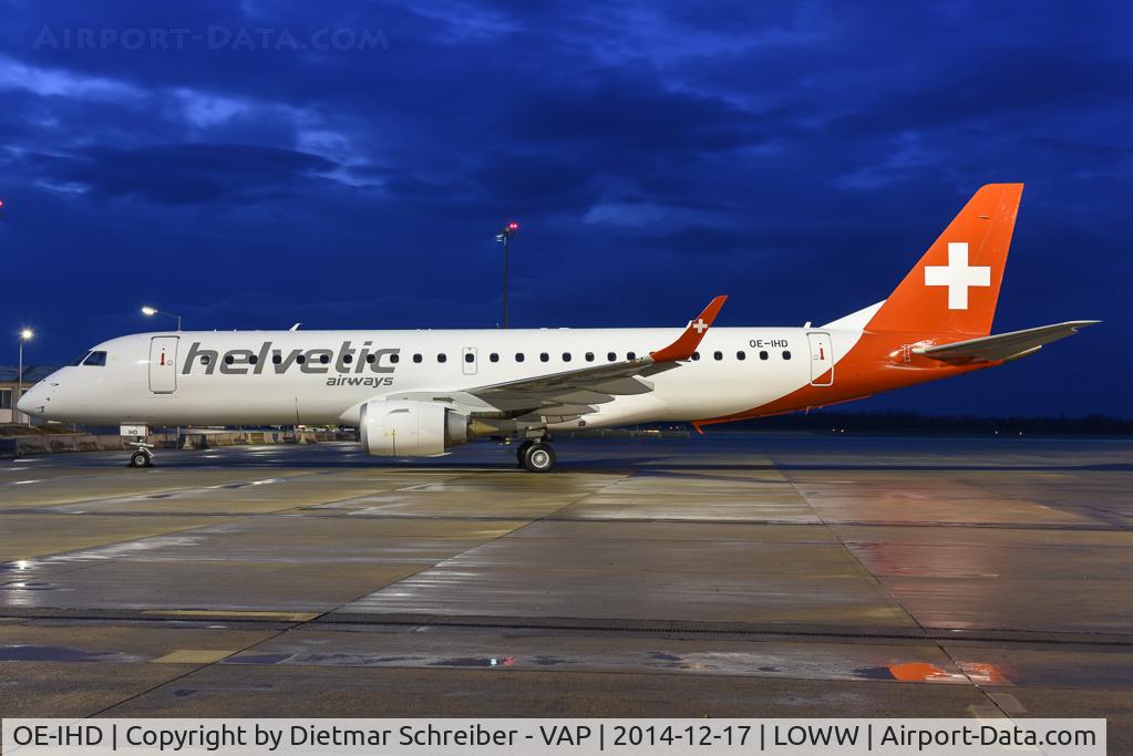 OE-IHD, 2010 Embraer E190 (ERJ-190-100) C/N 19000354, Helvetic Embraer 190