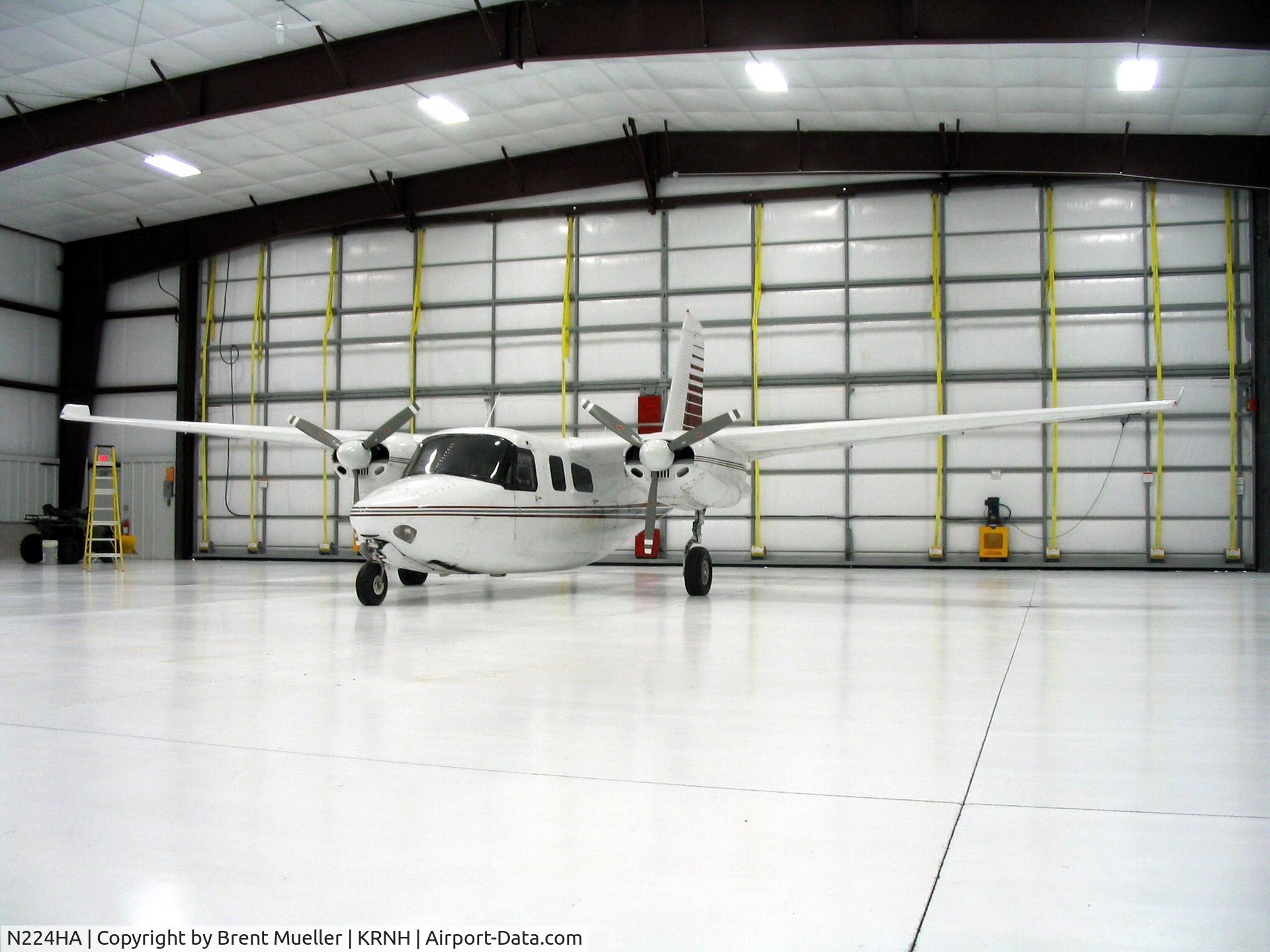N224HA, 1957 Aero Commander 560-E C/N 567, post annual New Ricmond, WI