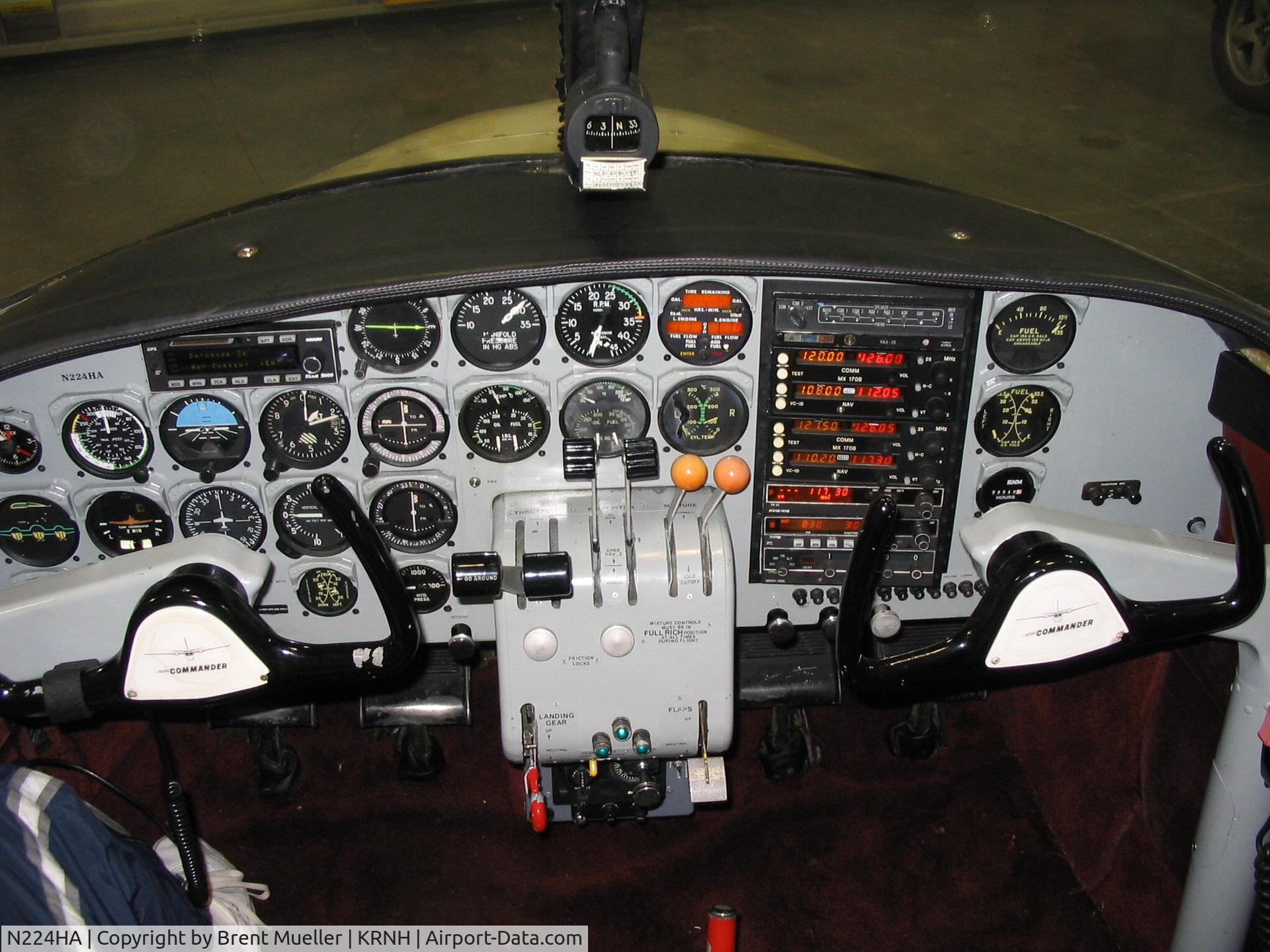 N224HA, 1957 Aero Commander 560-E C/N 567, post annual KRNH