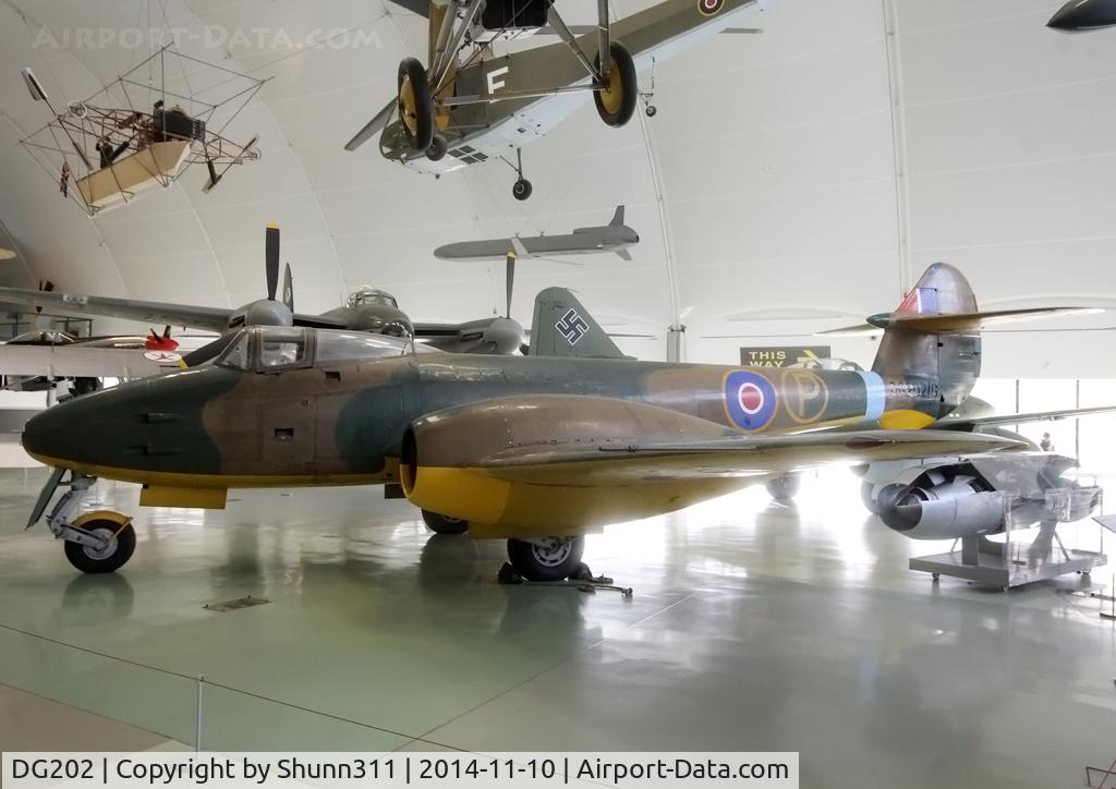 DG202, Gloster Meteor F.9/40 C/N Not found DG202, Preserved inside London - RAF Hendon Museum