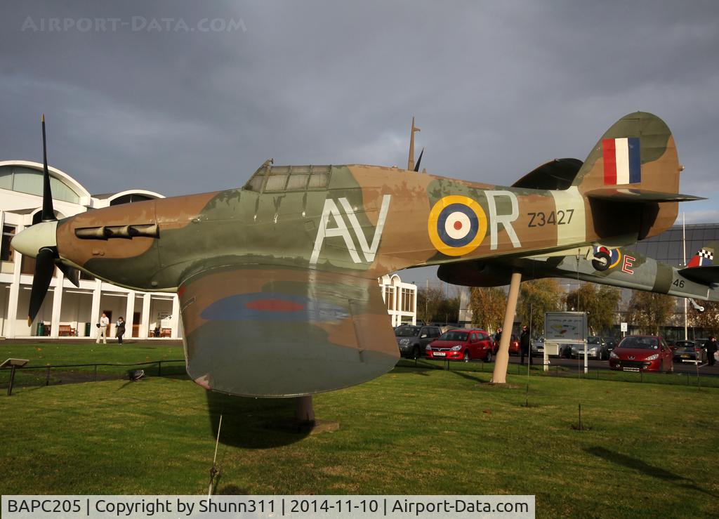 BAPC205, Hawker Hurricane Replica C/N BAPC.205, Preserved inside London - RAF Hendon Museum
