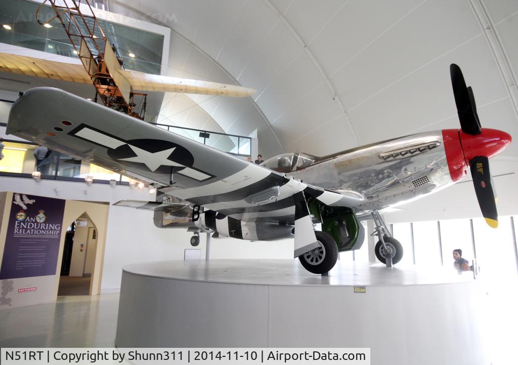 N51RT, 1944 North American F-51D Mustang C/N 122-40949, Preserved inside London - RAF Hendon Museum