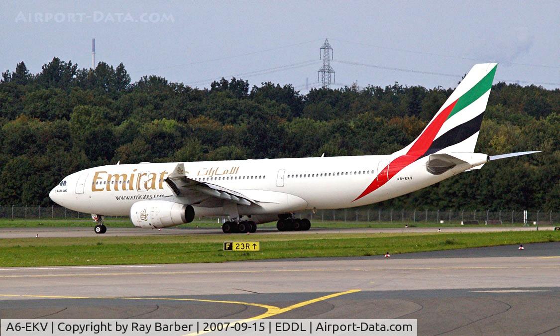 A6-EKV, 1999 Airbus A330-243 C/N 314, Airbus A330-243 [314] (Emirates Airlines) Dusseldorf~D 15/09/2007