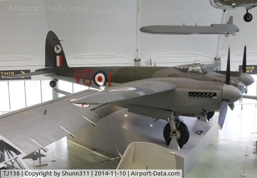 TJ138, De Havilland DH-98 Mosquito TT.35 C/N Not found TJ138, Preserved inside London - RAF Hendon Museum