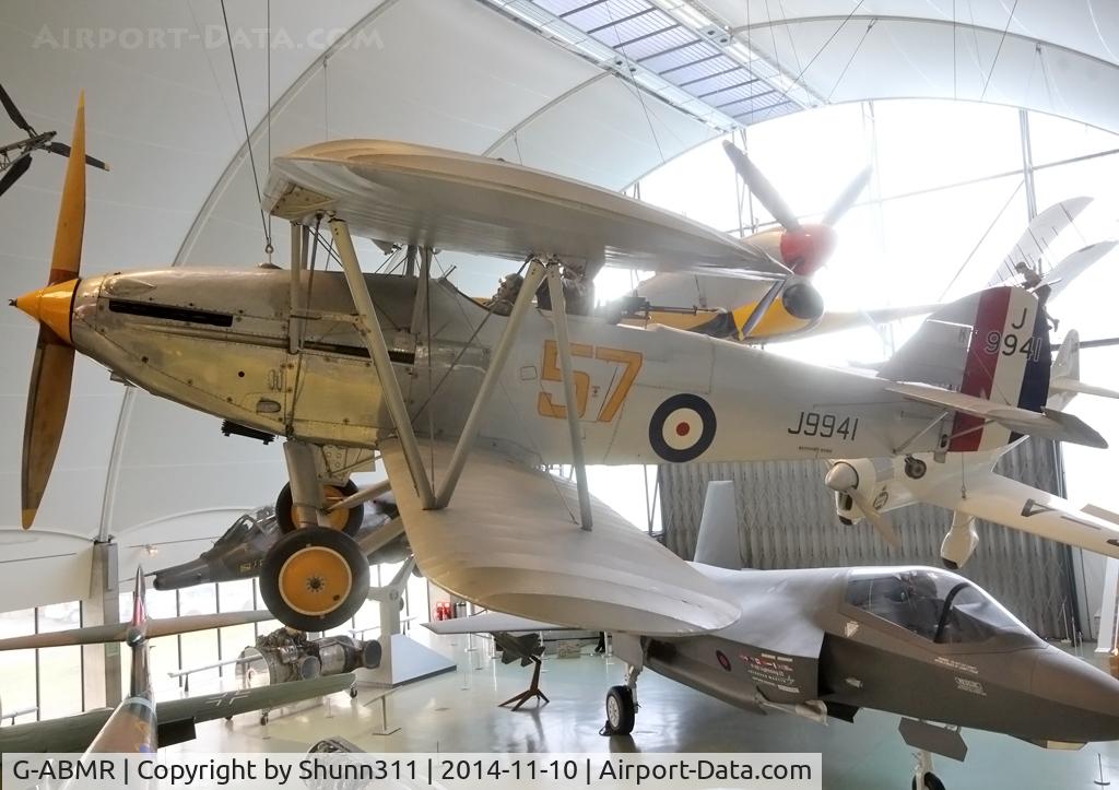 G-ABMR, 1931 Hawker Hart C/N HH1, Preserved inside London - RAF Hendon Museum