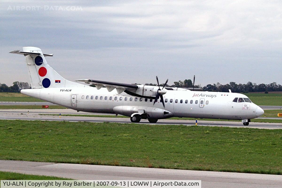 YU-ALN, 1990 ATR 72-202 C/N 180, Aerospatiale ATR-72-201 [180] (JAT Airways) Vienna-Schwechat~OE 13/09/2007