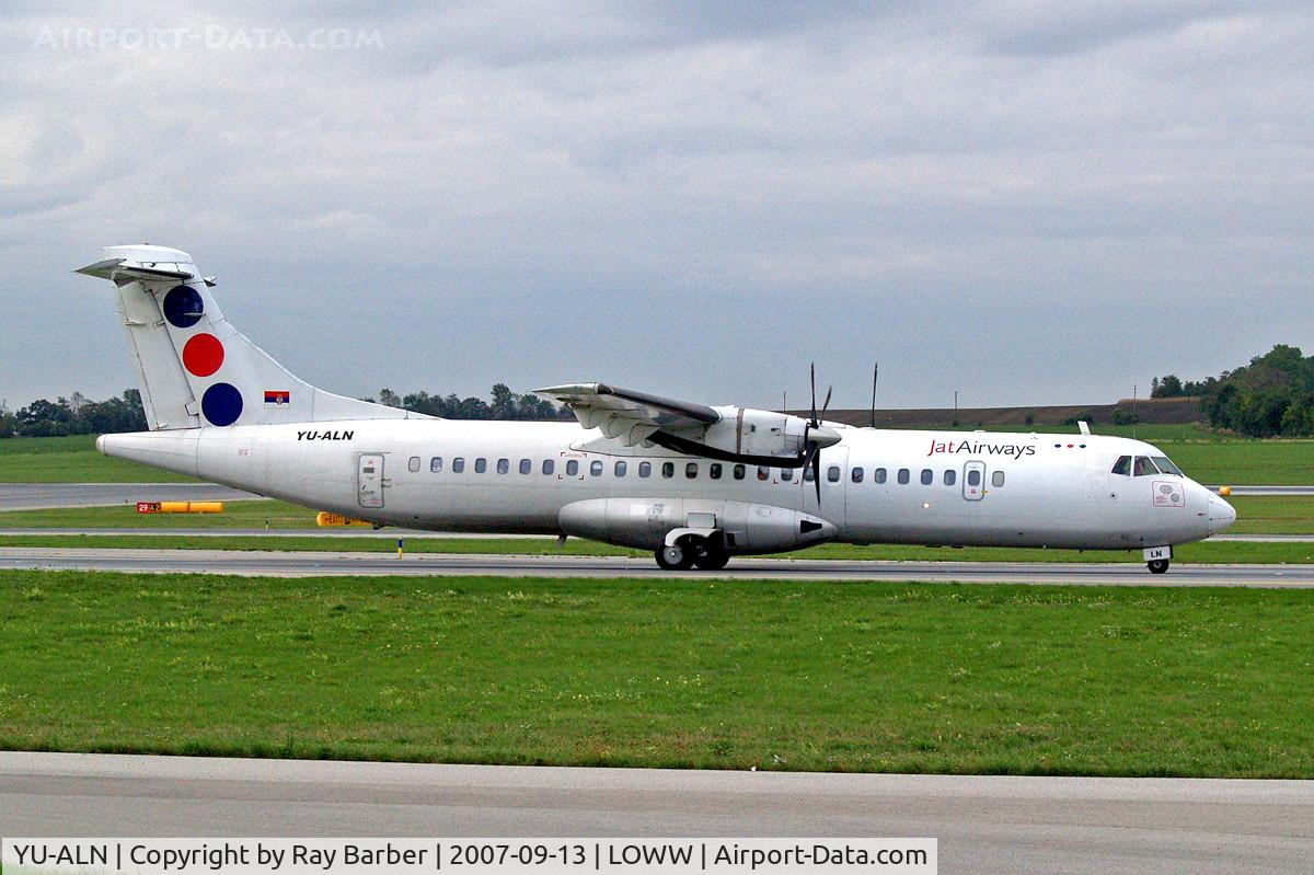 YU-ALN, 1990 ATR 72-202 C/N 180, Aerospatiale ATR-72-201 [180] (JAT Airways) Vienna-Schwechat~OE 13/09/2007