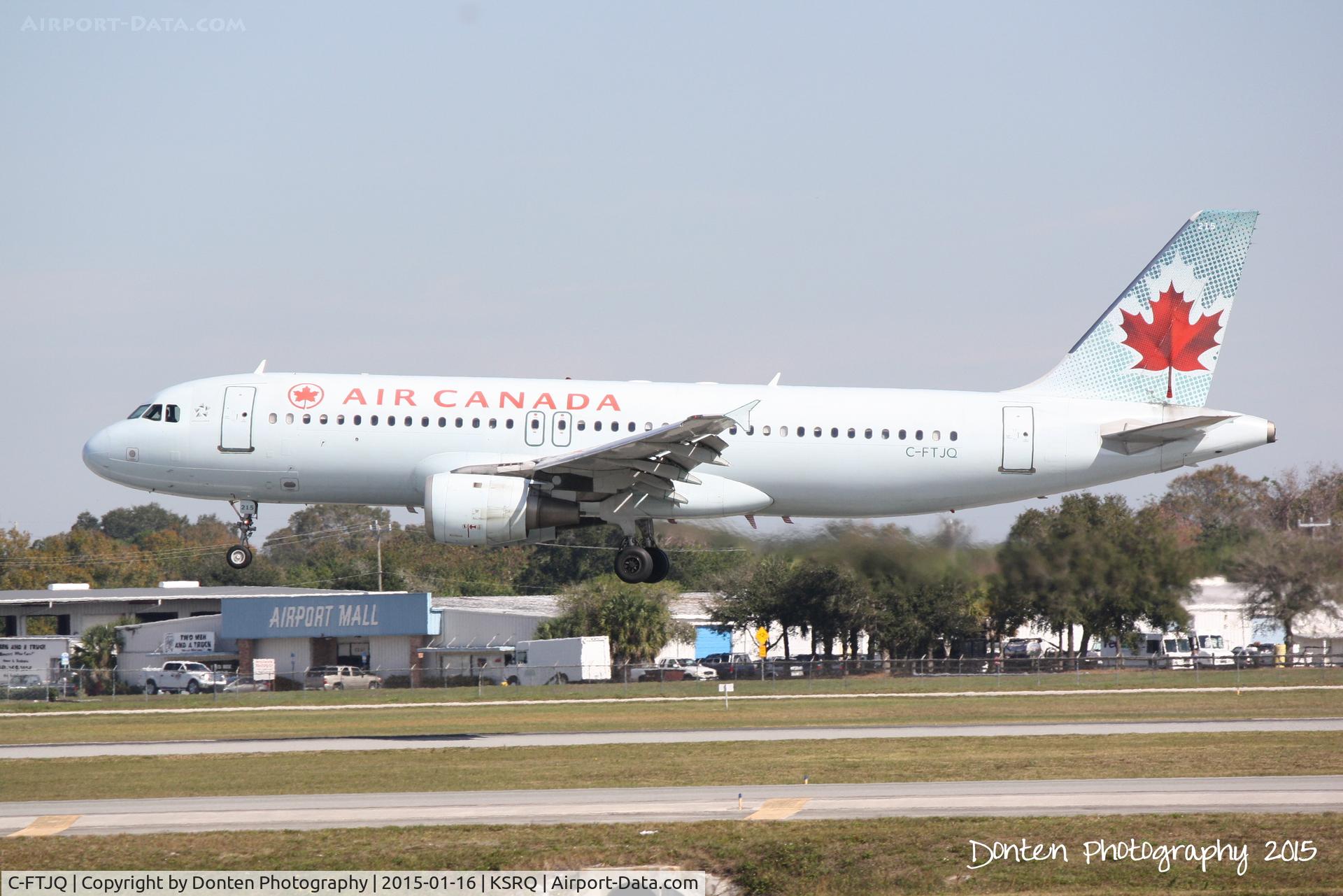 C-FTJQ, 1991 Airbus A320-211 C/N 242, Air Canada Flight 1228 (C-FTJQ) arrives at Sarasota-Bradenton International Airport following flight from Toronto-Pearson International Airport