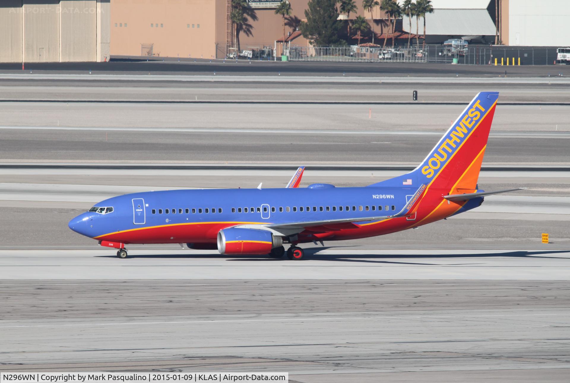N296WN, 2007 Boeing 737-7H4 C/N 36613, Boeing 737-700