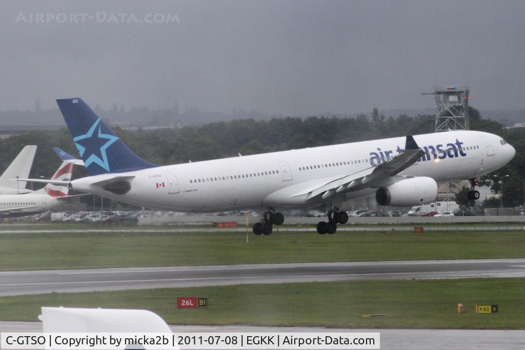 C-GTSO, Airbus A330-342 C/N 132, Landing