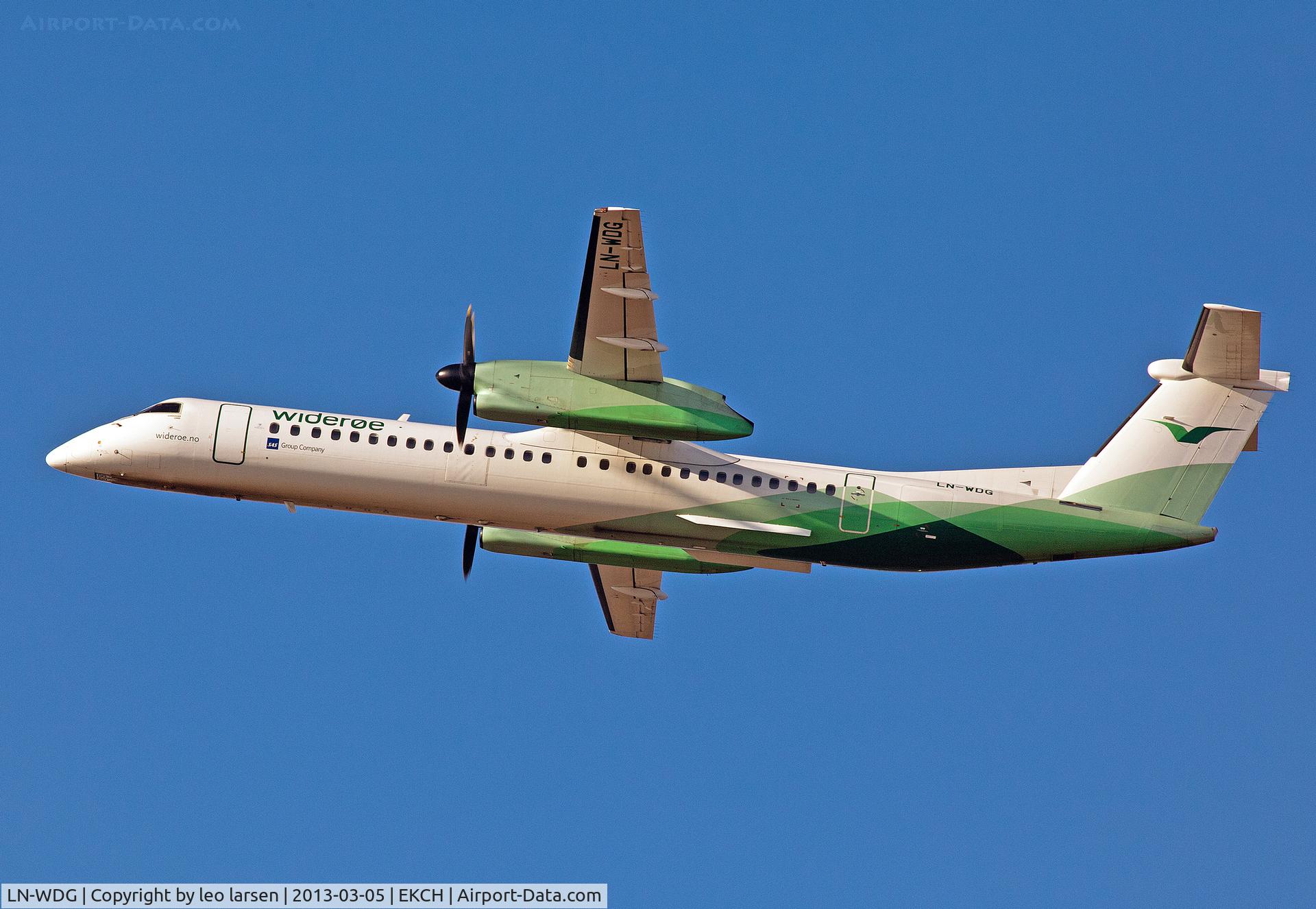 LN-WDG, 2009 Bombardier DHC-8-402 Dash 8 C/N 4266, Copenhagen Kastrup 5.3.13