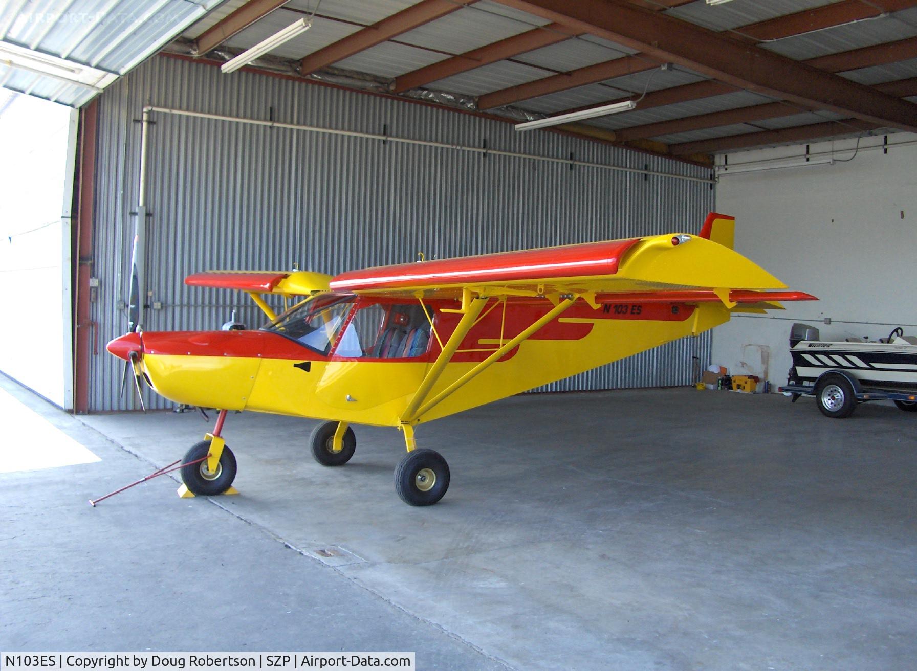 N103ES, 2005 Zenair CH-701SP C/N 7-9728, 2005 Zenair STOL CH701-SP 'Sky Jeep', Rotax 912 100 Hp, fixed leading edge slats detail, stall: full span flaperons down-26 kts, flaperons up-31 kts, Vne 95 kts, bubble doors option
