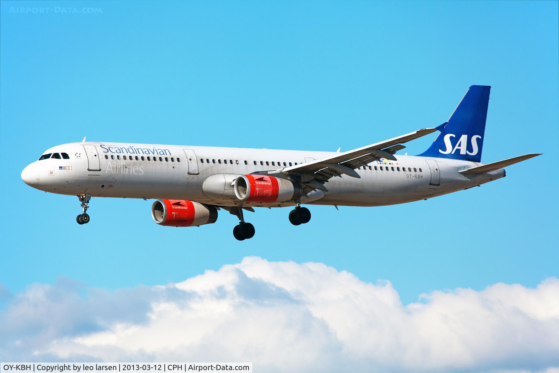 OY-KBH, 2002 Airbus A321-232 C/N 1675, Copenhagen Kastrup 12.3.13