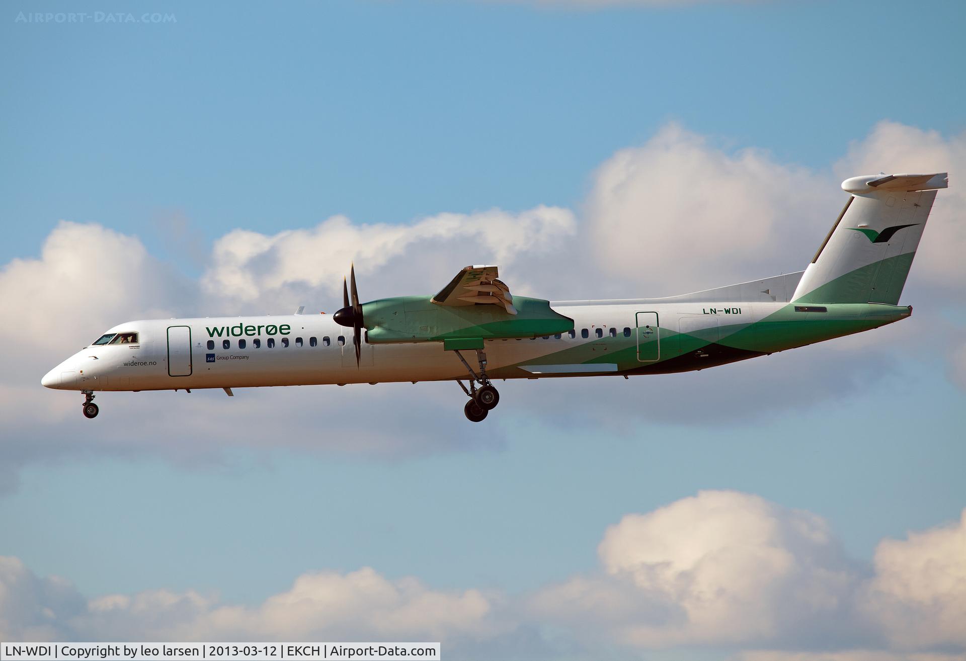 LN-WDI, 2009 De Havilland Canada DHC-8-402Q Dash 8 C/N 4286, Copenhagen Kastrup 12.3.13