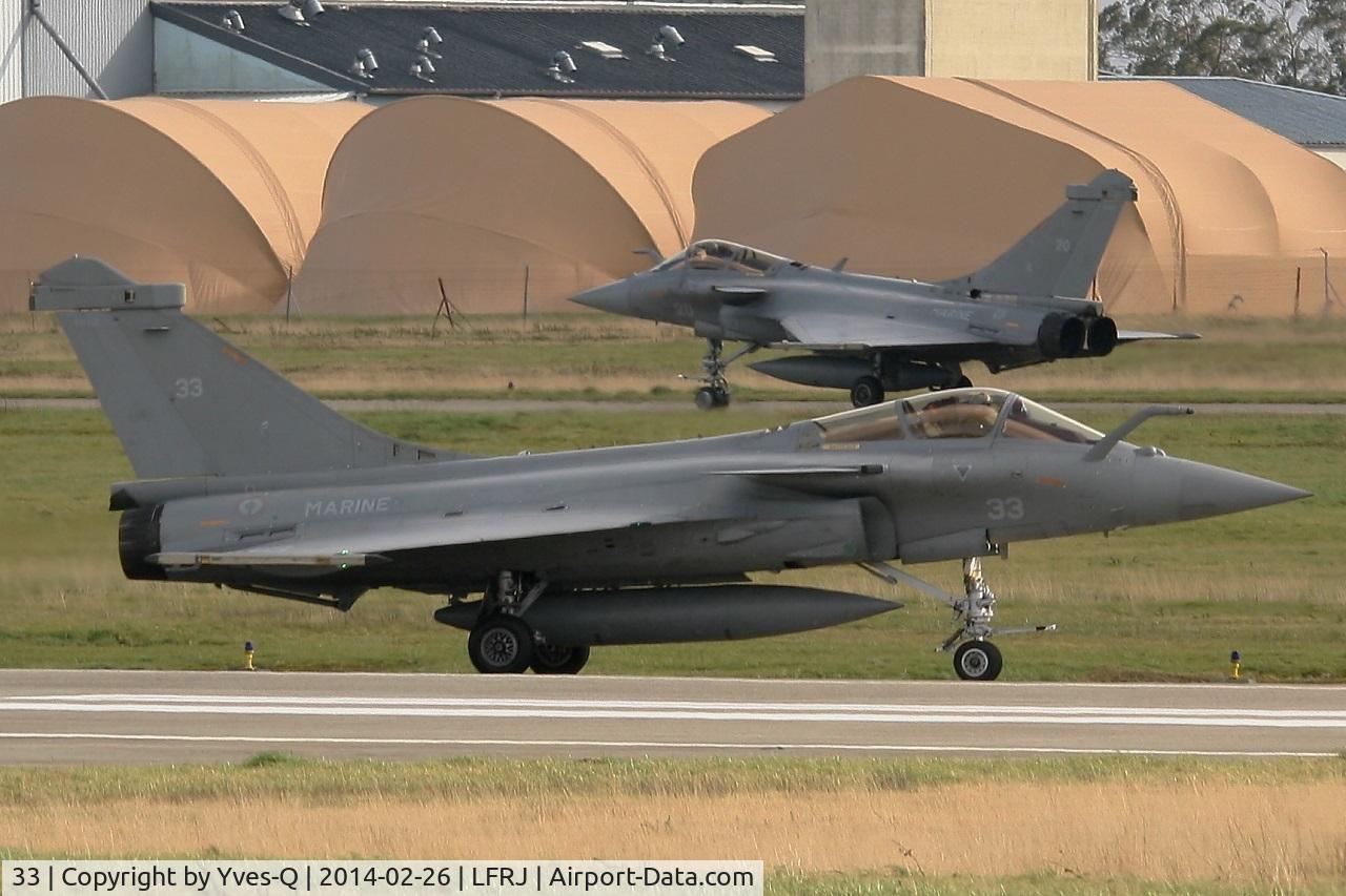 33, Dassault Rafale M C/N 33, Dassault Rafale M, Taxiing after landing rwy 26, Landivisiau Naval Air Base (LFRJ)