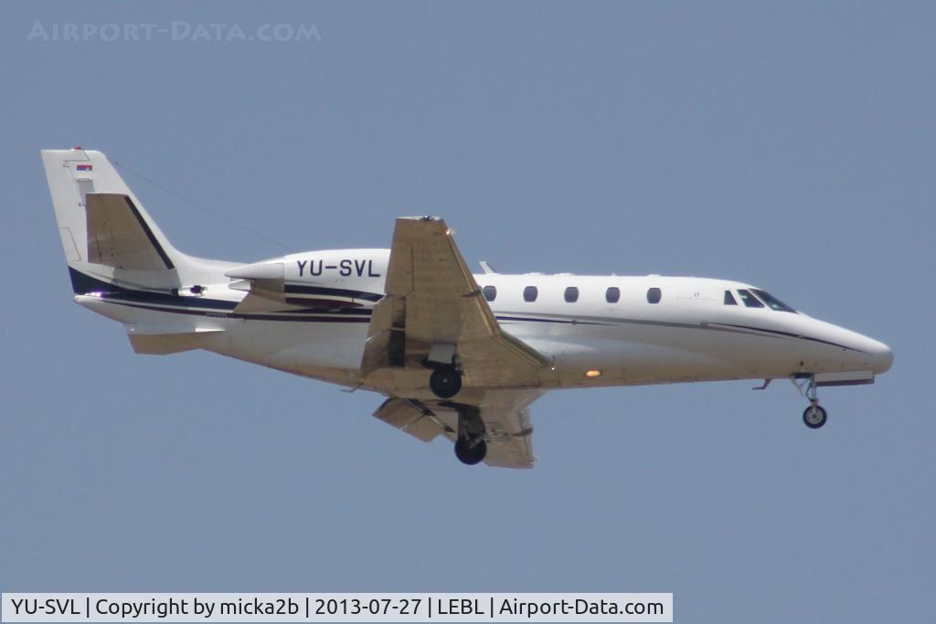 YU-SVL, 2008 Cessna 560XL Citation XLS C/N 560-5772, Landing