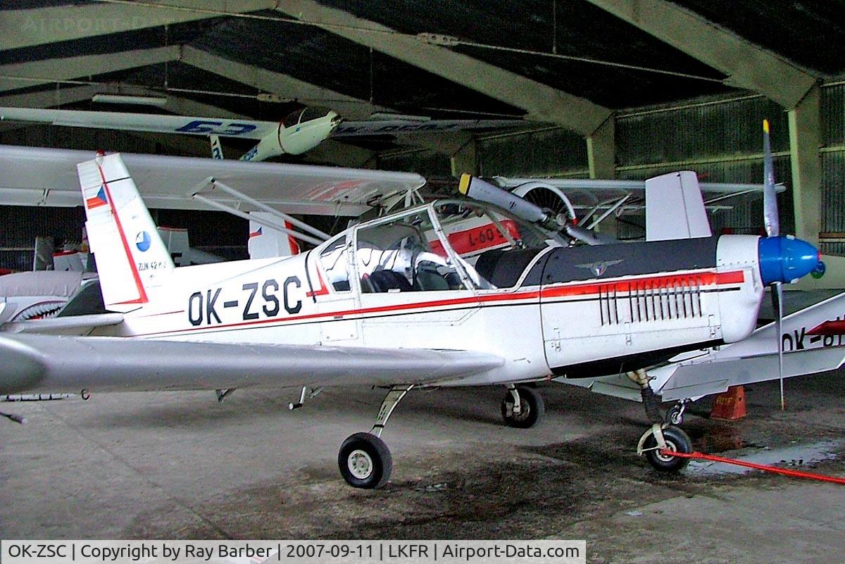 OK-ZSC, 1970 Zlin Z-42MU C/N 0003, Zlin Z.42MU [0003] Frydlant~OK 11/09/2007