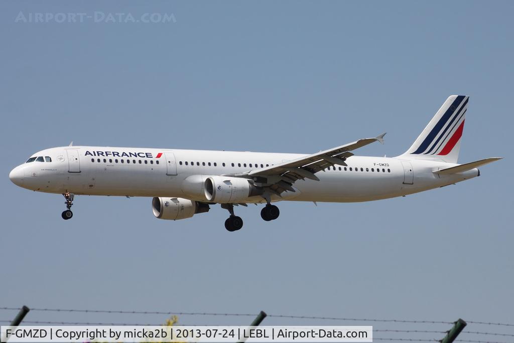 F-GMZD, 1995 Airbus A321-111 C/N 0529, Landing