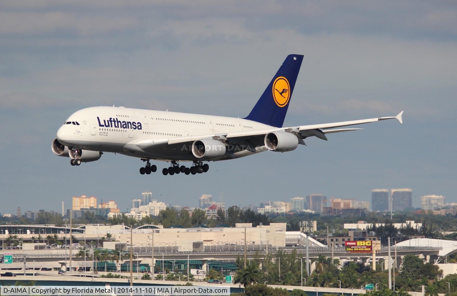 D-AIMA, 2010 Airbus A380-841 C/N 038, Lufthansa A380