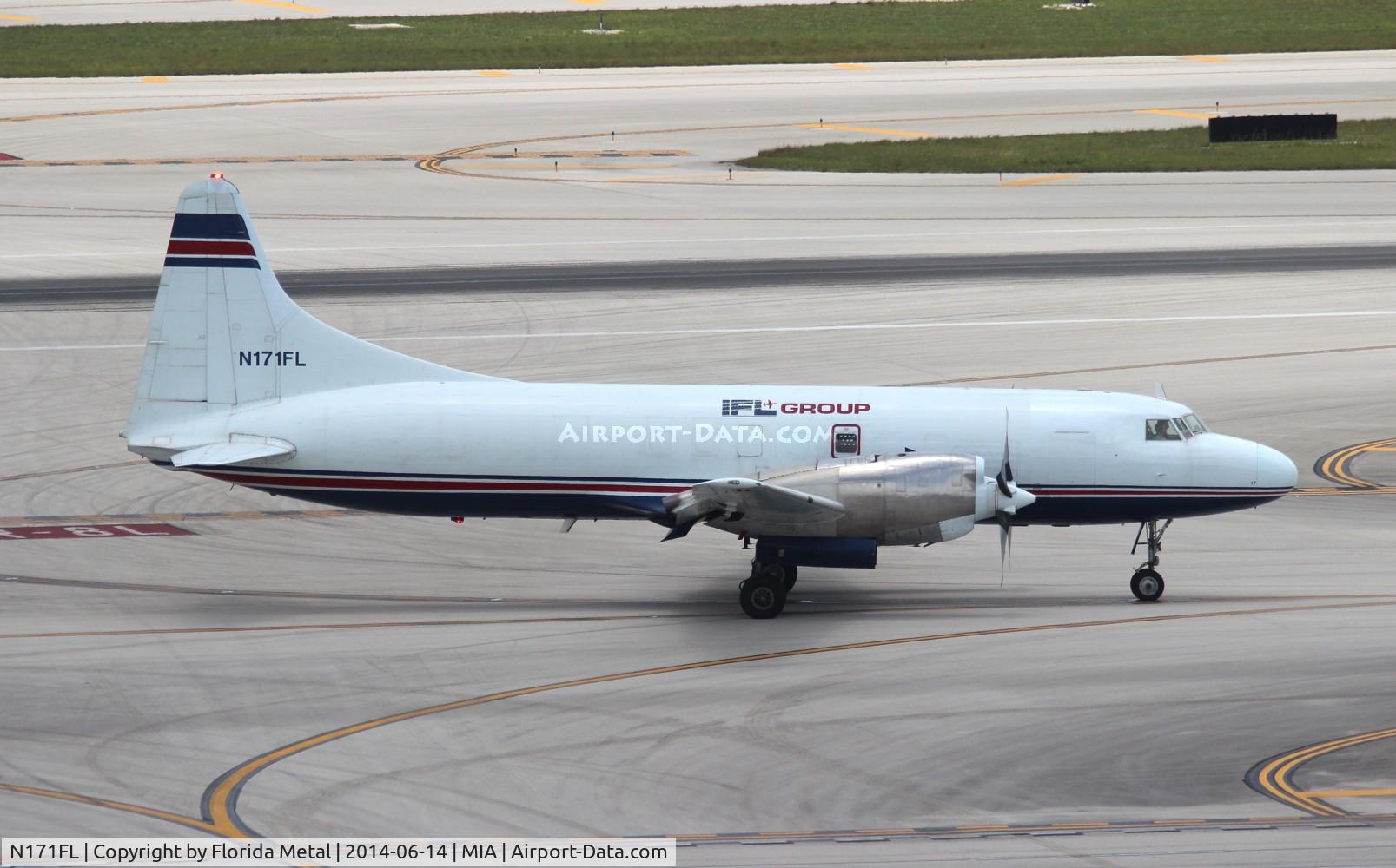 N171FL, 1956 Convair 580 C/N 318, IFL Group Convair 580