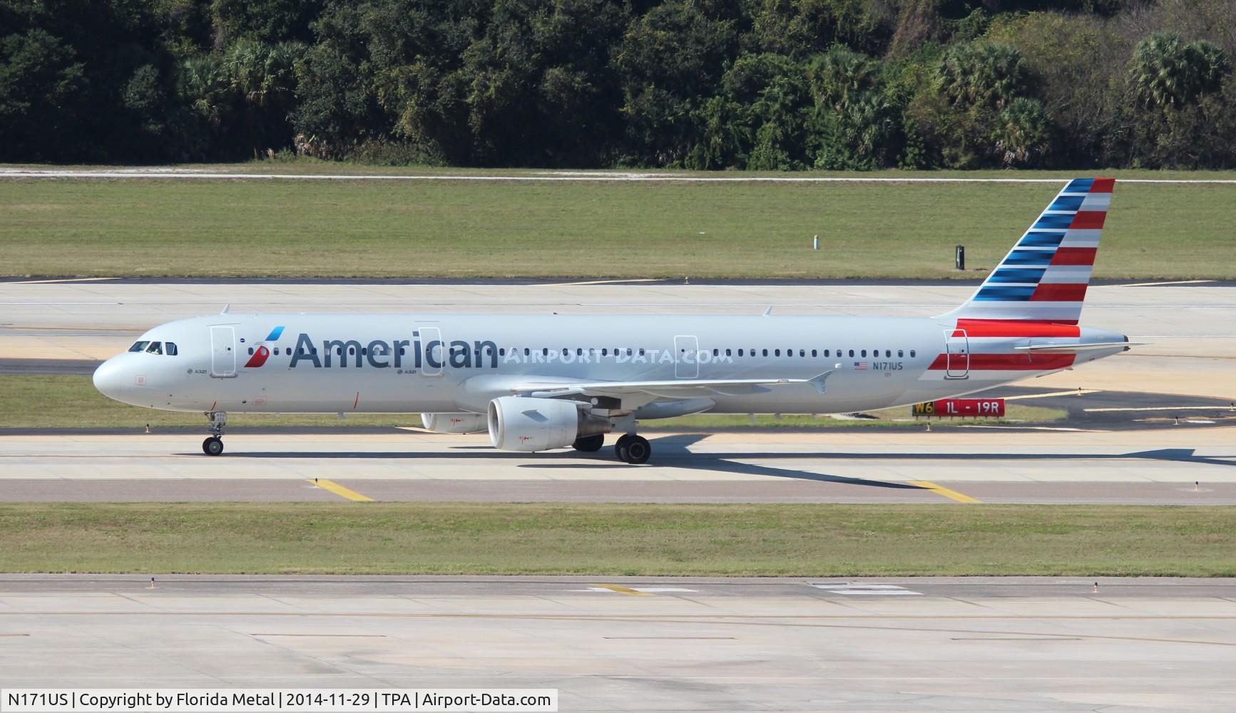 N171US, 2001 Airbus A321-211 C/N 1465, American A321