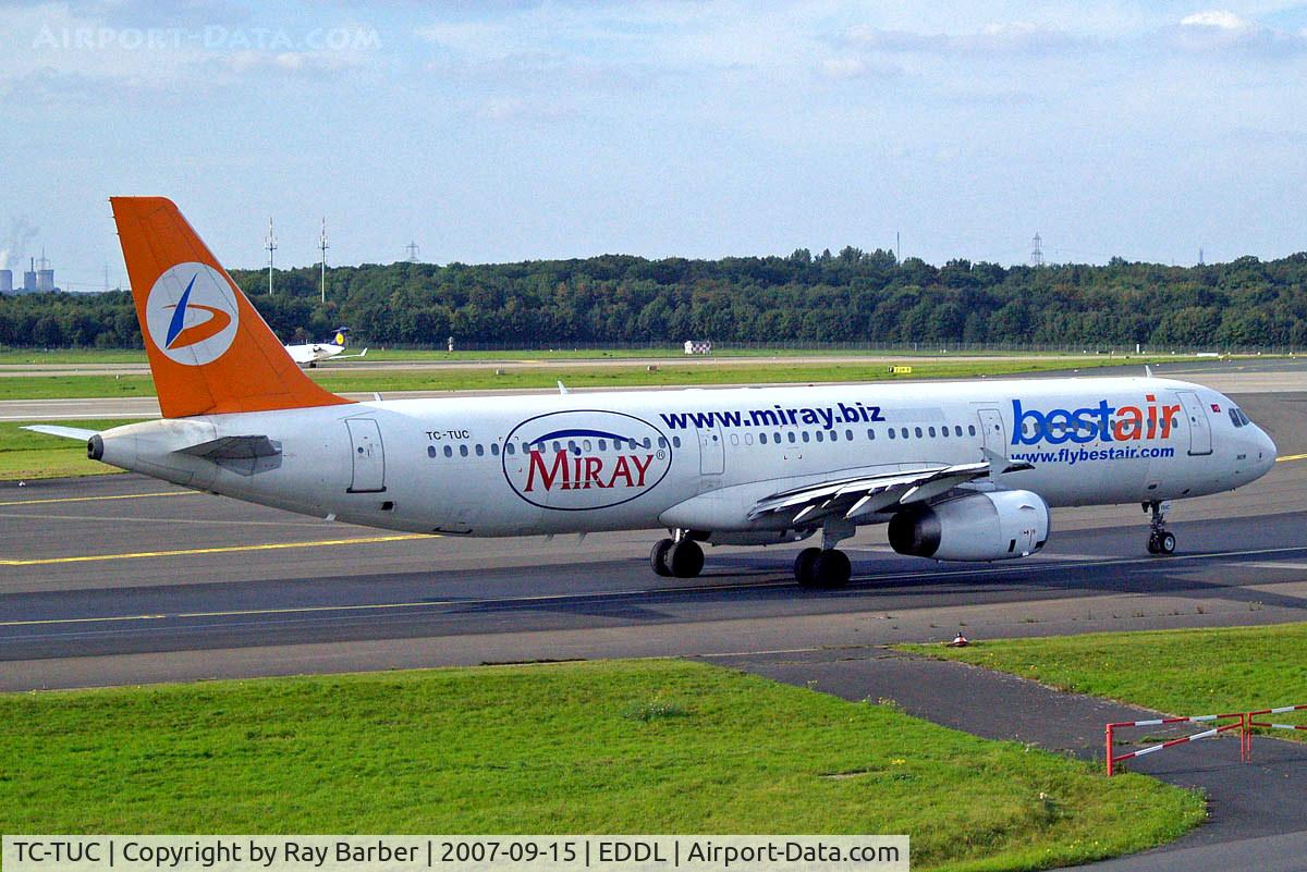 TC-TUC, 1996 Airbus A321-131 C/N 614, Airbus A321-131 [0614] (Best Air) Dusseldorf~D 15/09/2007
