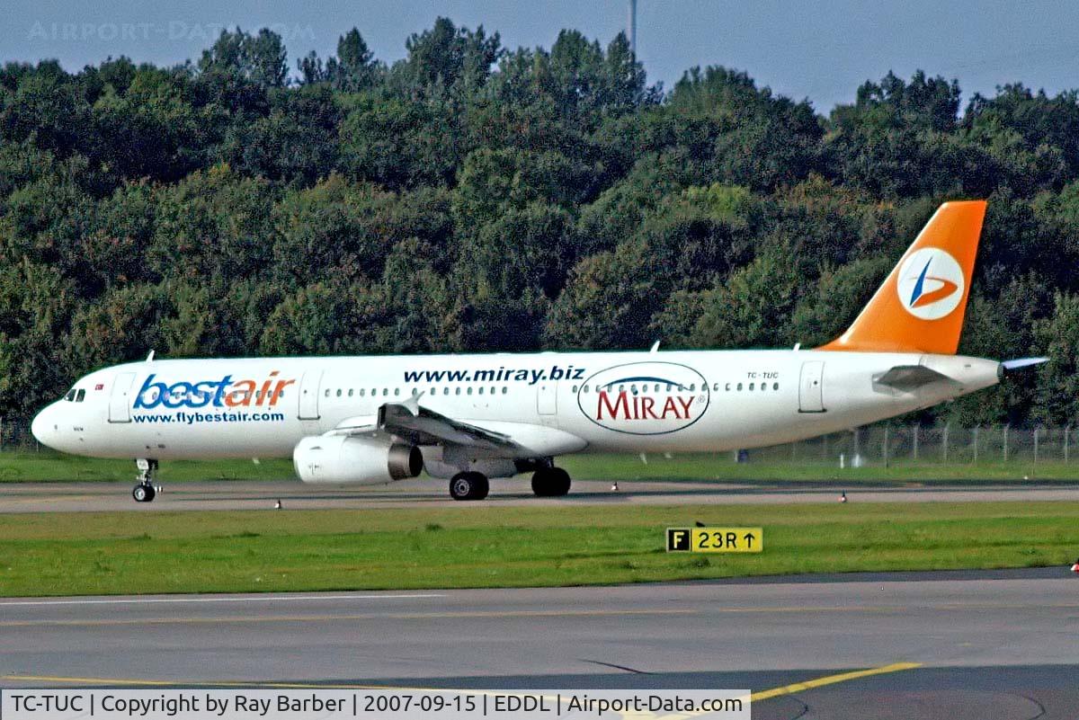 TC-TUC, 1996 Airbus A321-131 C/N 614, Airbus A321-131 [0614] (Best Air) Dusseldorf~D 15/09/2007
