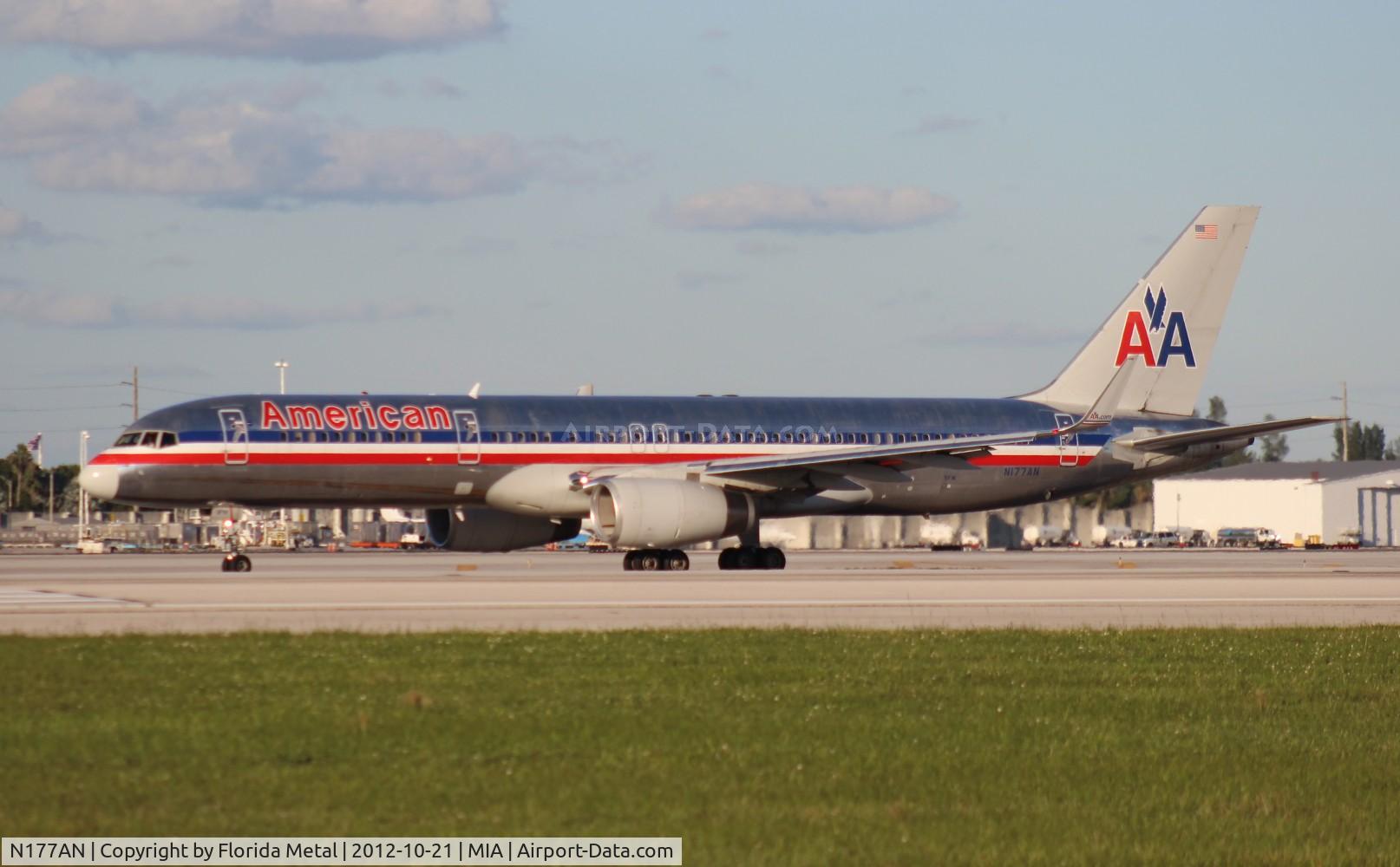 N177AN, 2002 Boeing 757-223 C/N 32396, American