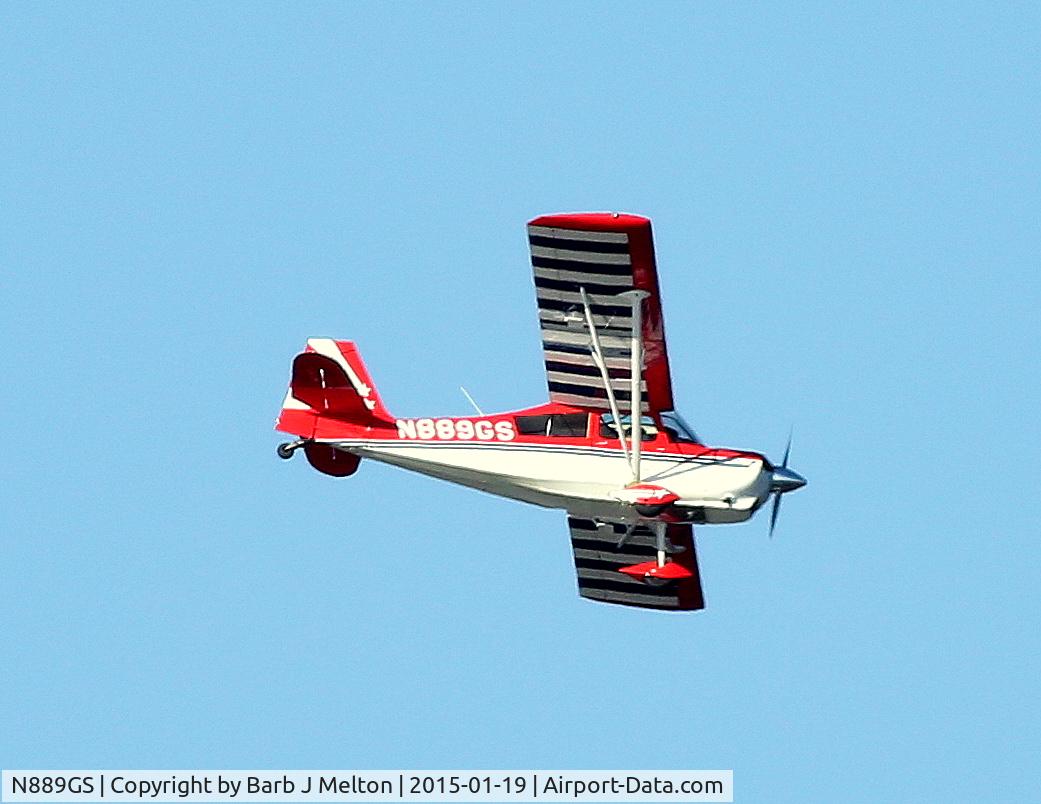 N889GS, 2000 American Champion 8KCAB Decathlon C/N 853-99, Flying over Jamestown, Va not far from Kingsmill...