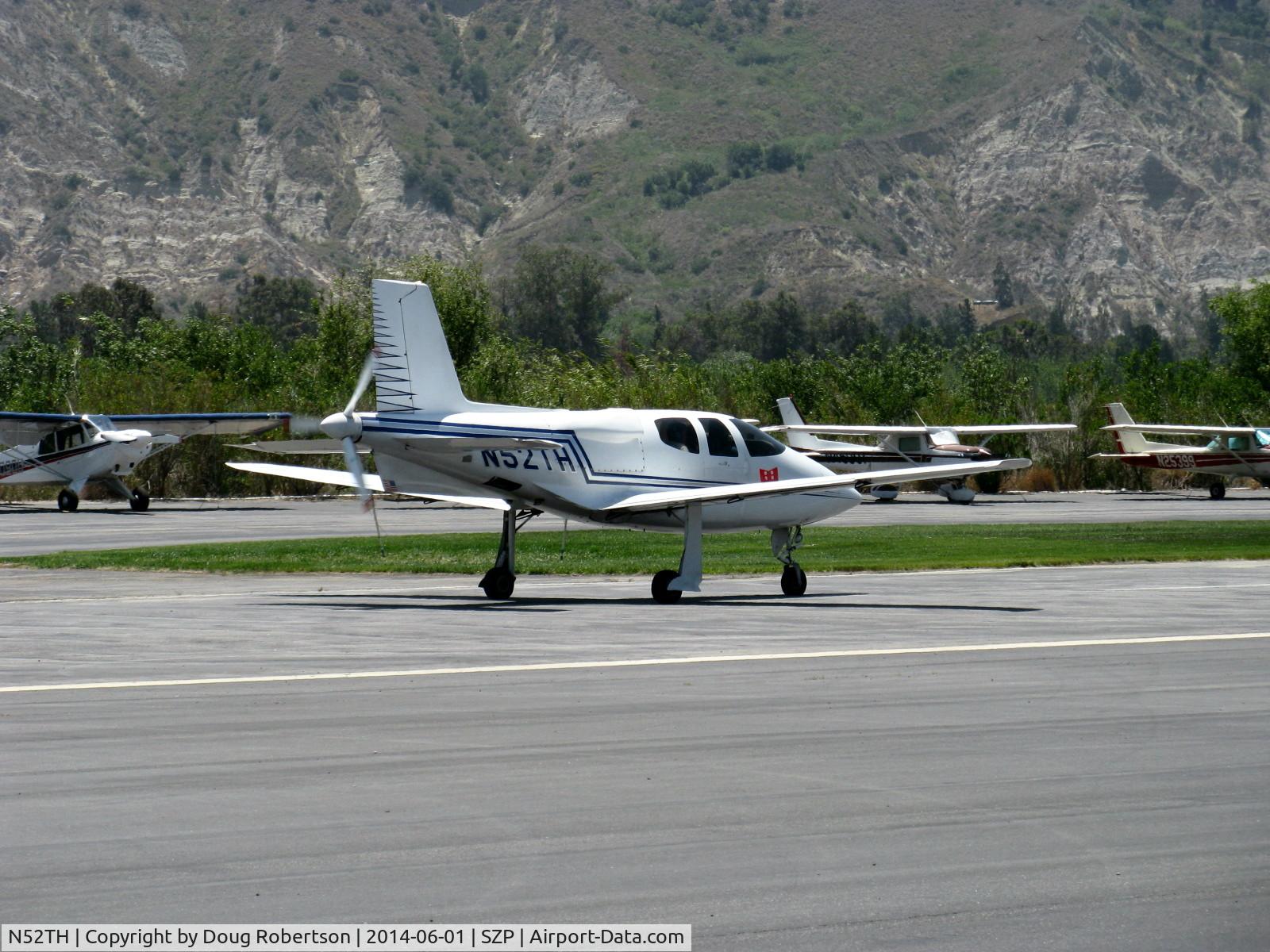 N52TH, 1999 Cirrus VK-30 C/N 143, 1999 Hastings Cirrus Design VK-30, Continental IO-550 300 Hp pusher tri-blade prop, 34 kits were sold, this is first one flying after 9 year build. Ten are flying. Experimental class. Landing roll Rwy 22