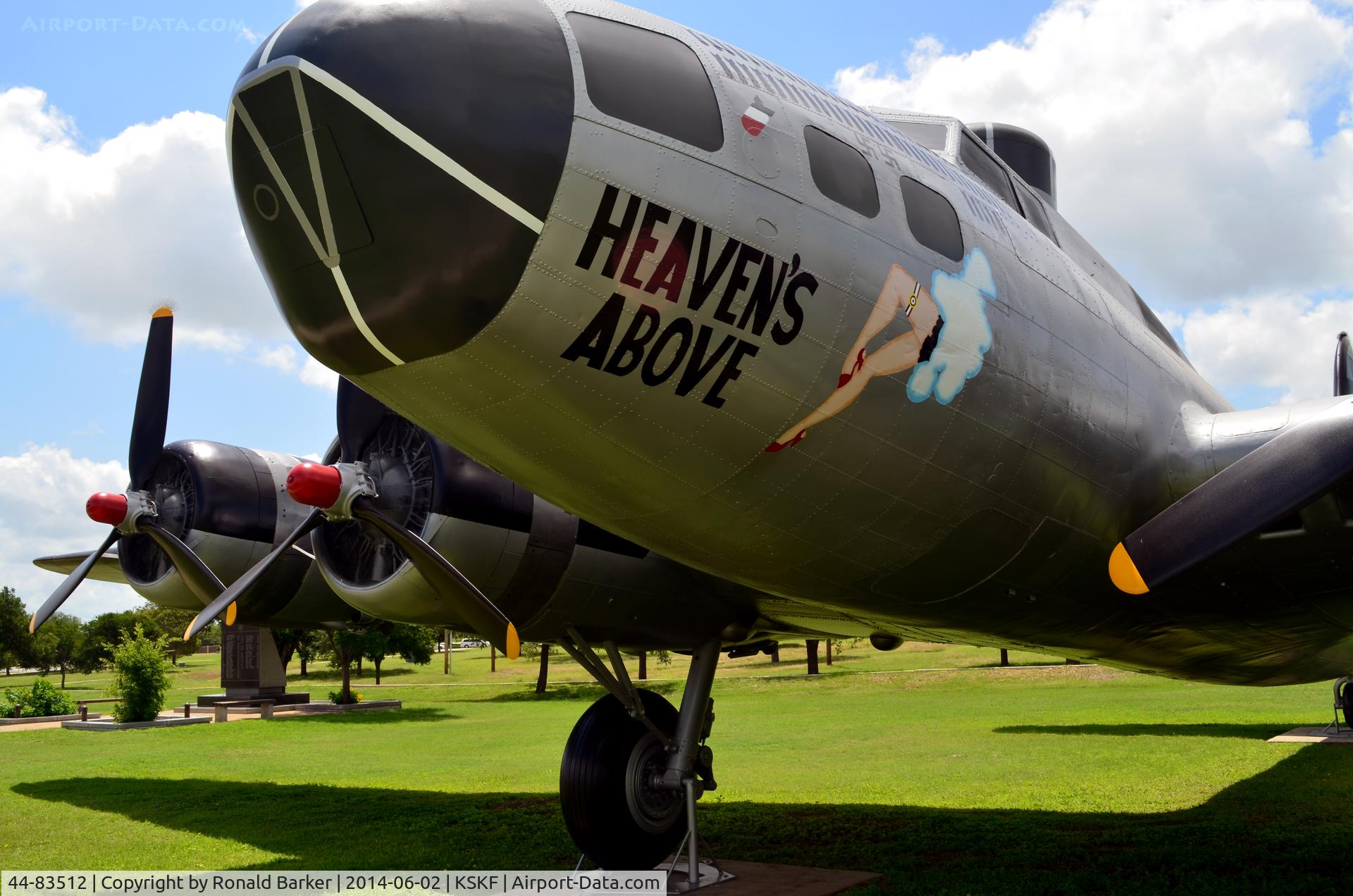 44-83512, 1944 Boeing (BDV) TB-17G Flying Fortress C/N 32153, LMTC Parade Field