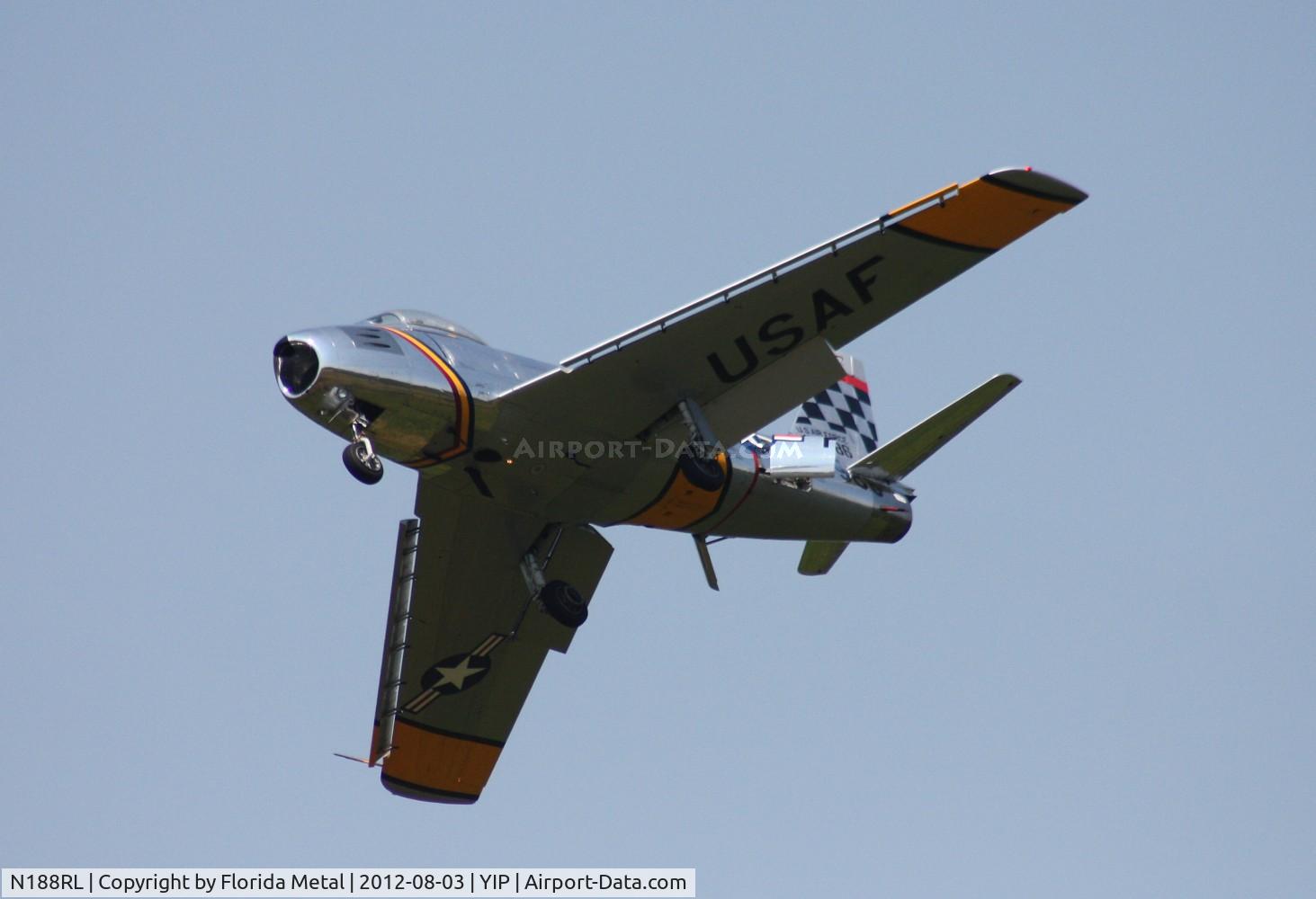 N188RL, 1952 North American F-86F Sabre C/N 191-682, F-86 Sabre