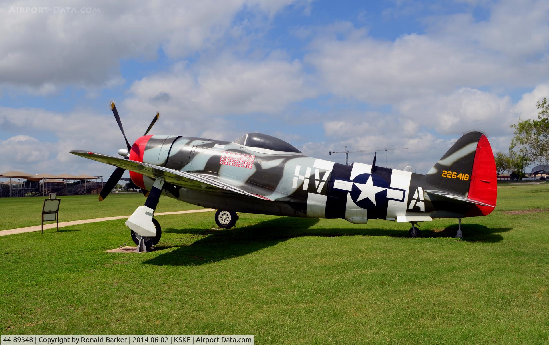 44-89348, 1944 Republic P-47N Thunderbolt C/N 539C/1565, Shown as 42-26418 LMTC