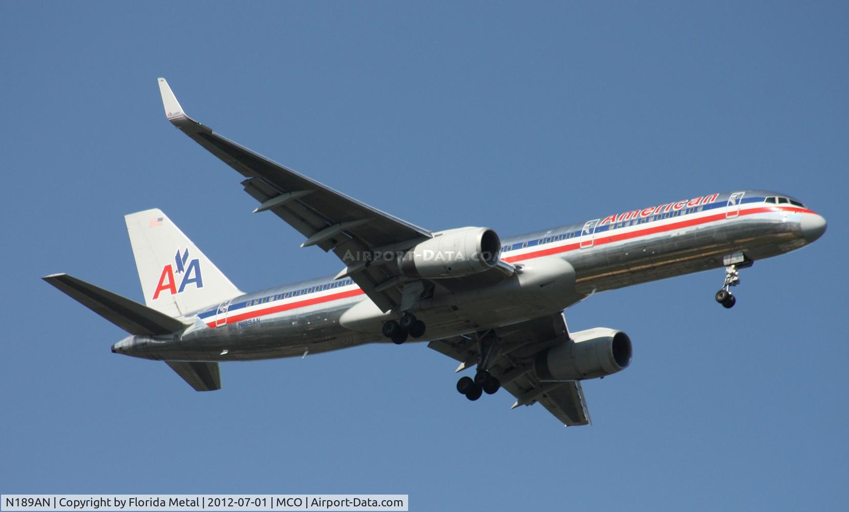 N189AN, 2001 Boeing 757-223 C/N 32383, American 757-200