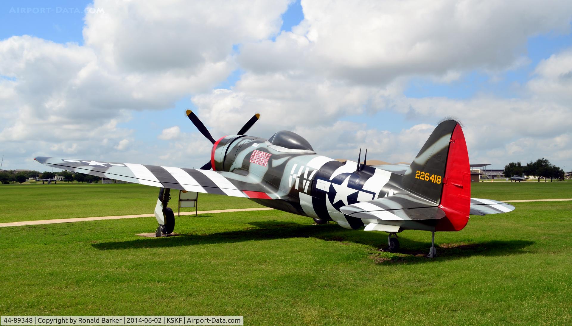 44-89348, 1944 Republic P-47N Thunderbolt C/N 539C/1565, Shown as 42-26418 LMTC