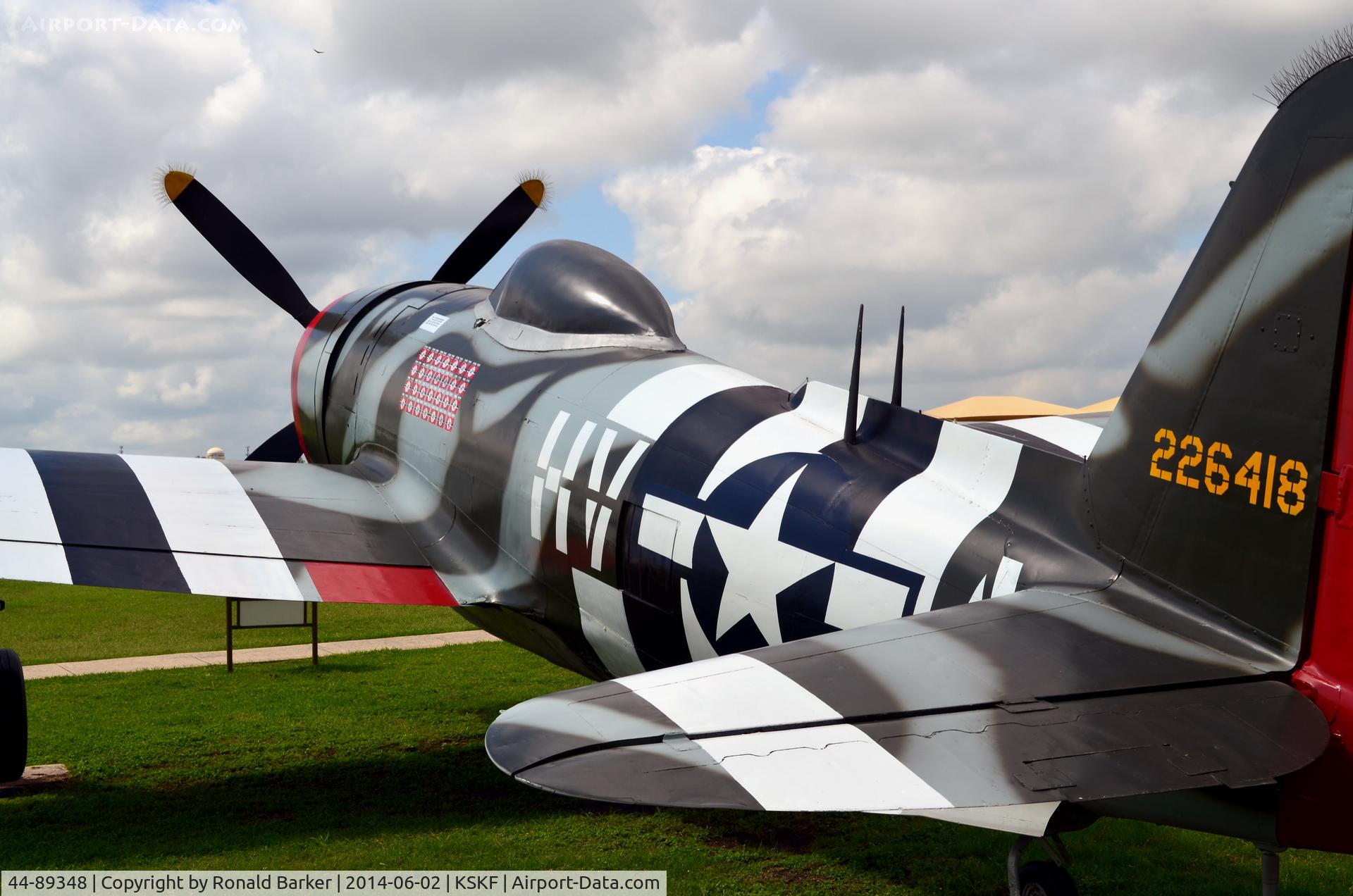 44-89348, 1944 Republic P-47N Thunderbolt C/N 539C/1565, Shown as 42-26418 LMTC