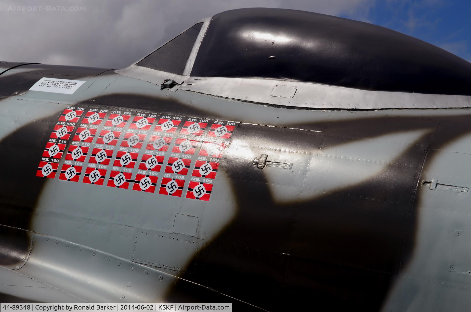 44-89348, 1944 Republic P-47N Thunderbolt C/N 539C/1565, Shown as 42-26418 LMTC