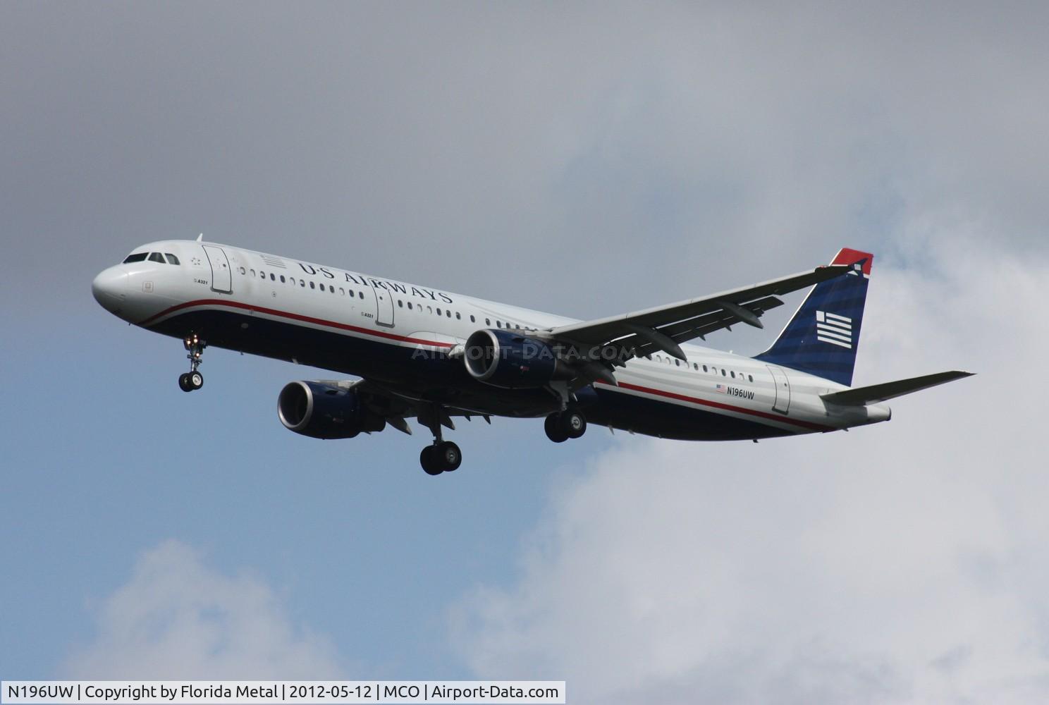 N196UW, 2009 Airbus A321-211 C/N 3879, USAirways A321