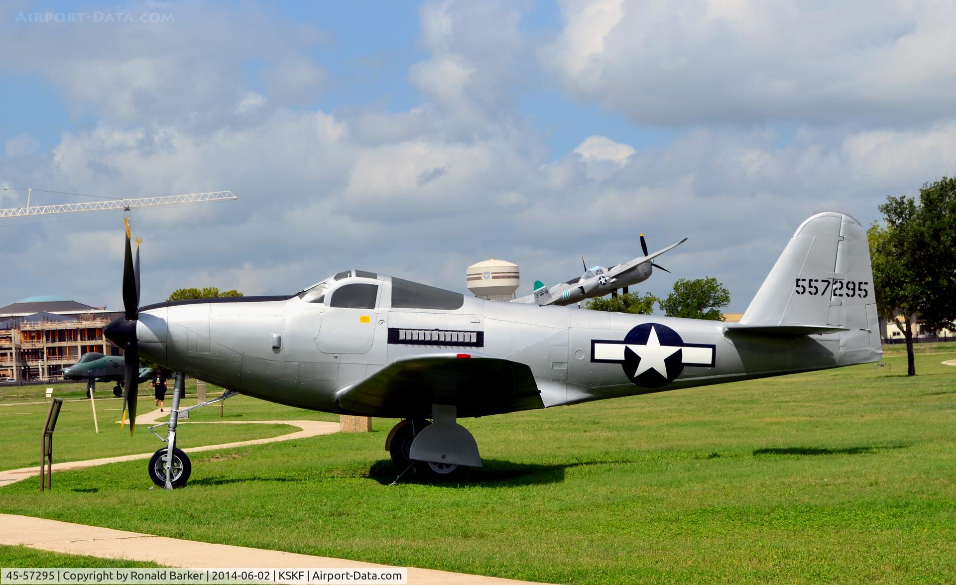 45-57295, 1945 Bell QF-63G Kingcobra C/N Not found 45-57295, LMTC Parade Field