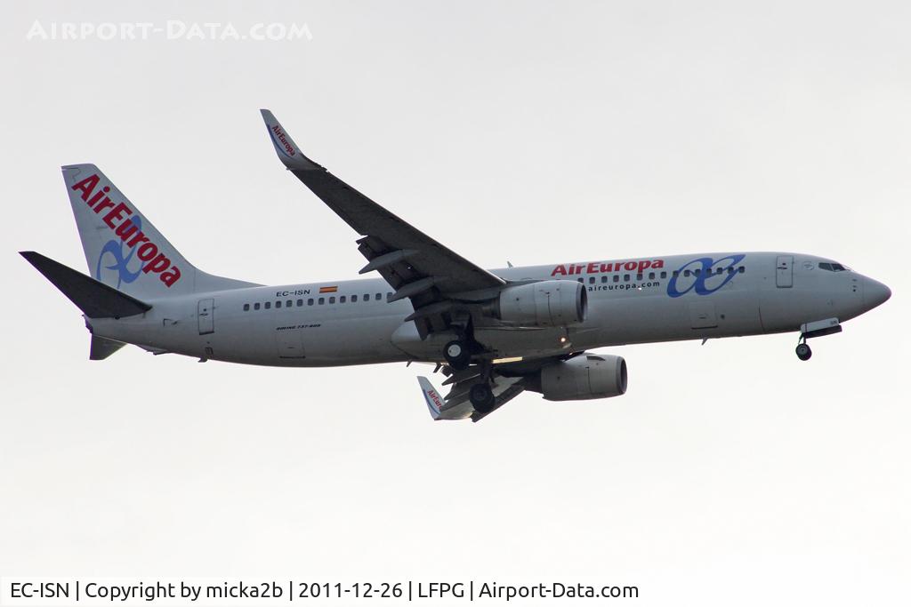 EC-ISN, 2002 Boeing 737-86Q C/N 30291, Landing