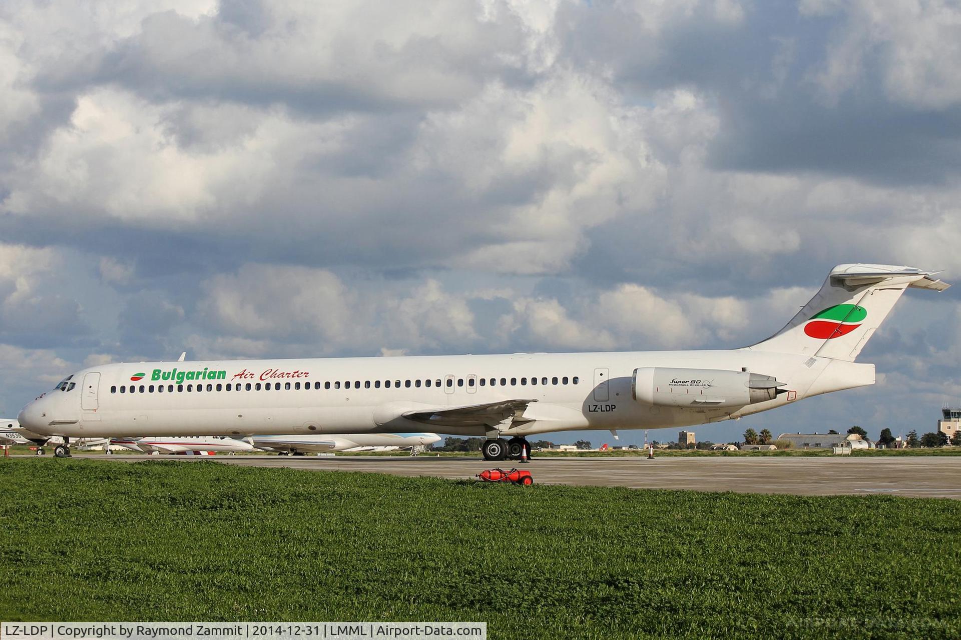 LZ-LDP, 1990 McDonnell Douglas MD-82 (DC-9-82) C/N 49973, MD-82 LZ-LDP Bulgaria Air Charter