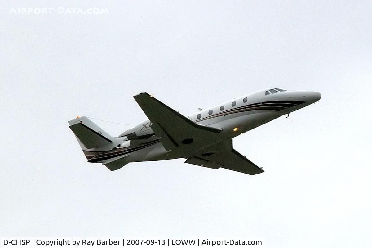D-CHSP, 2005 Cessna 560 Citation Excel C/N 560-5536, Cessna Citation Excel S [560-5536] Vienna-Schwechat~OE 13/09/2007