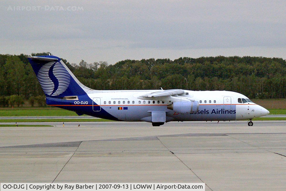 OO-DJG, 1990 British Aerospace BAe.146-200 C/N E2180, BAe 146-200 [E2180] (Brussels Airlines) Vienna-Schwechat~OE 13/09/2007
