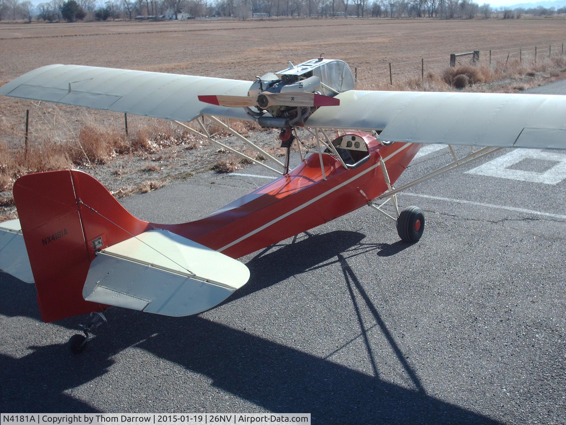 N4181A, 1966 Aerosport Woody Pusher C/N 1 (N4181A), Photo taken at Darrow Field.