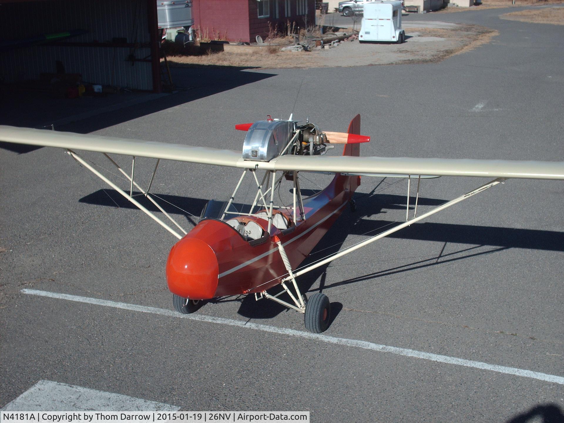 N4181A, 1966 Aerosport Woody Pusher C/N 1 (N4181A), picture taken at Darrow Field