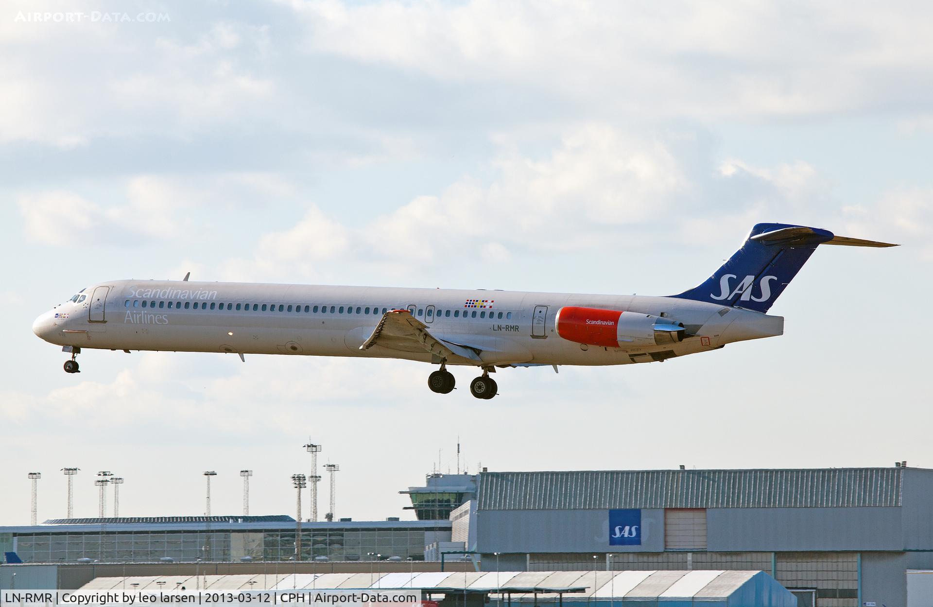 LN-RMR, 1992 McDonnell Douglas MD-81 (DC-9-81) C/N 53365, Copenhagen Kastrup 12.3.13