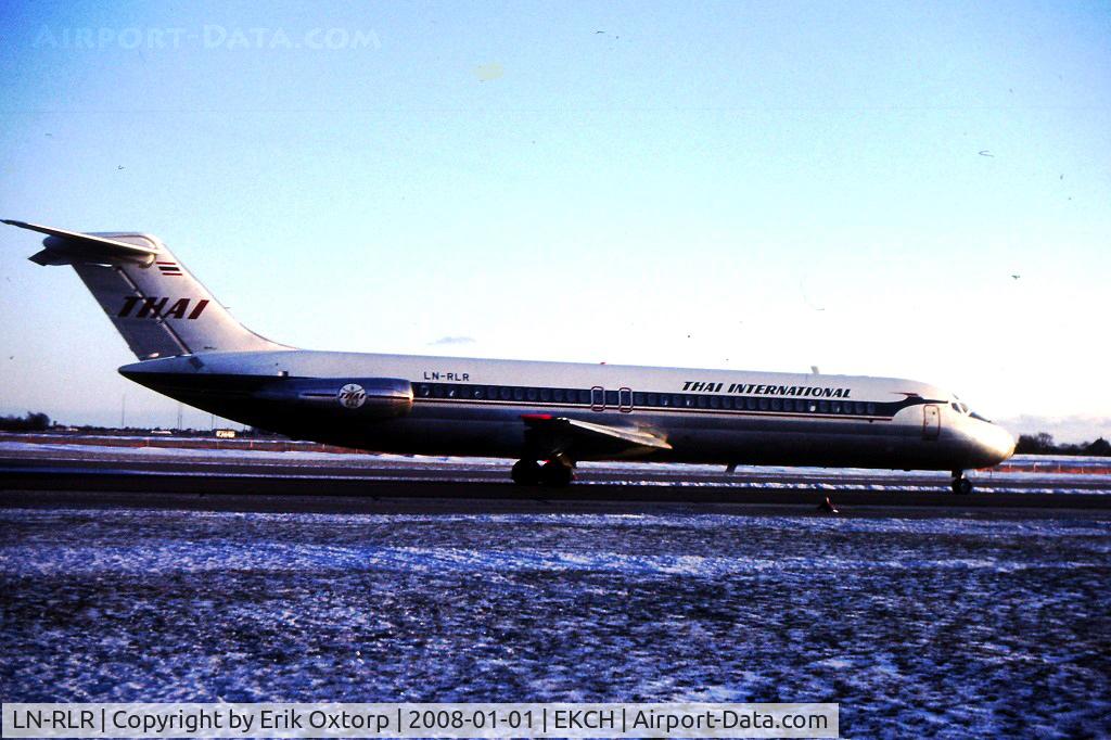 LN-RLR, 1969 Douglas DC-9-41 C/N 47396, LN-RLR in CPH prior to lease to Thai Intl. Early 1970