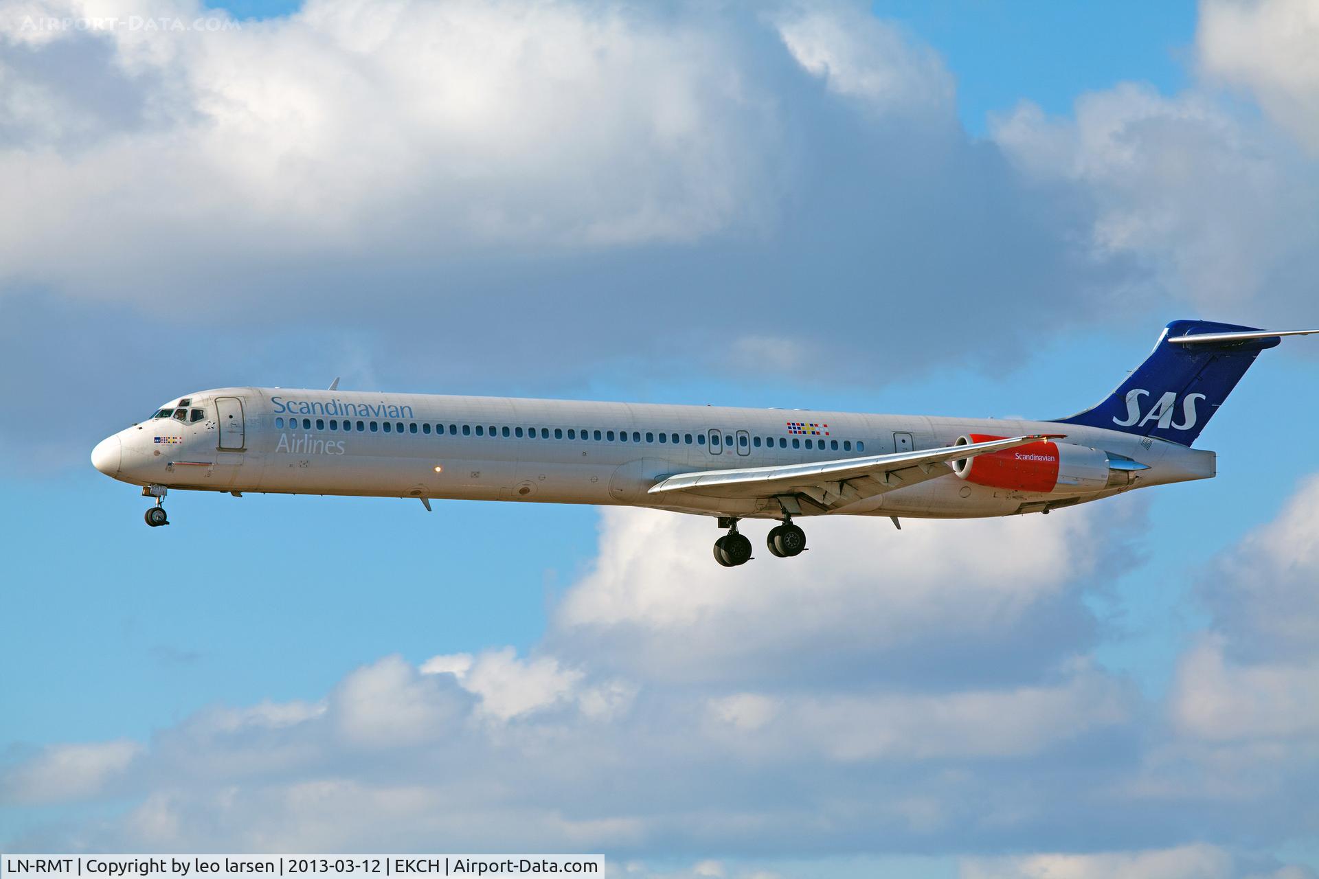 LN-RMT, 1991 McDonnell Douglas MD-82 (DC-9-82) C/N 53001, Copenhagen Kastrup 12.3.13