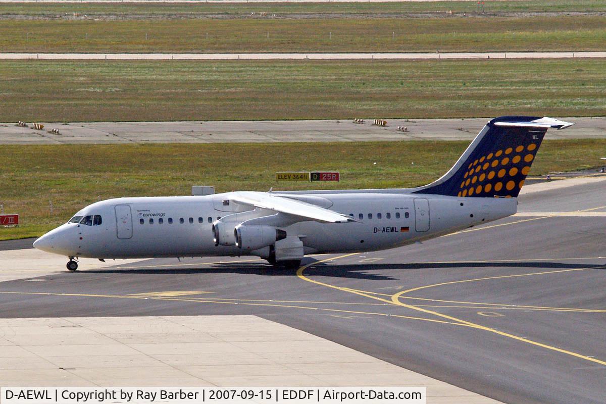 D-AEWL, 1989 British Aerospace BAe.146-300 C/N E3123, BAe 146-300 [E3123] (Eurowings/Lufthansa Regional) Frankfurt~D 15/09/2007
